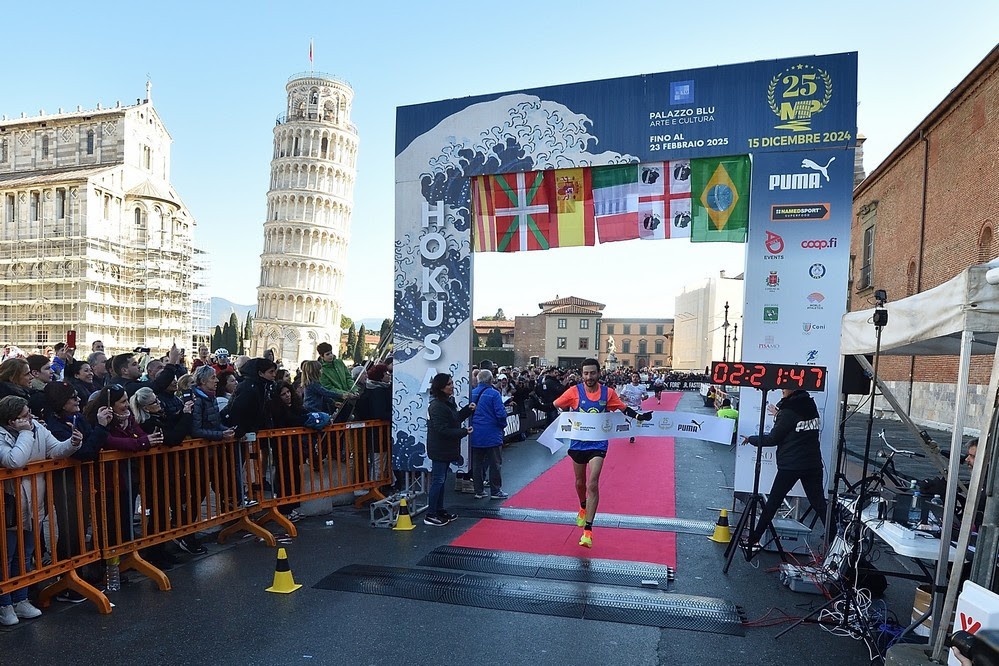 Festa XXV Maratona di Pisa, vincono Luca Parisi e l’ungherese Tunde Szabo