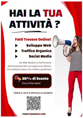 La migliore agenzia web in brianza offre il 30% di sconto