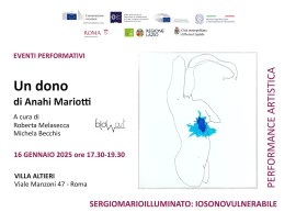 Un dono - Performance di Anahi Mariotti