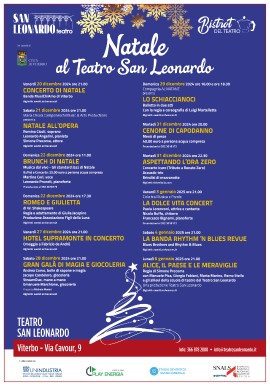 Un Natale ricco di eventi al Teatro San Leonardo: una programmazione per tutti i gusti