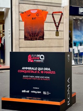 Run Rome The Marathon: Stazione Termini e Largo Goldoni per maglia e medaglia