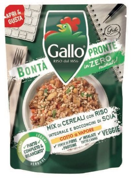 RISO GALLO lancia le nuove Bontà Pronte Zero Minuti, per un rientro alla routine facile e gustoso