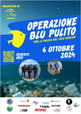 BLU PULITO: subacquei e volontari terrestri di nuovo in azione il 6 ottobre a Porto Ceresio