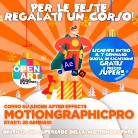 Scopri MotionGraphicPro: il corso su Adobe AfterEffects in partenza il 28 gennaio