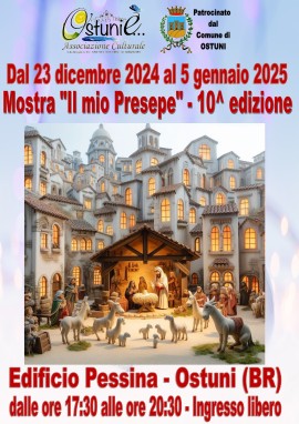 Ostuni, dal 23 dicembre 2024 al 5 gennaio 2025 la decima edizione della mostra 