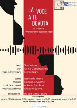 Le donne e “La voce a te dovuta”. Il debutto al Teatro Serra 