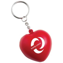 Porta il cuore del tuo brand ovunque: Antistress a Forma di Cuore con Portachiavi