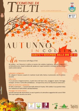 Si festeggia l'autunno con cibo, vino artigianato e musica 