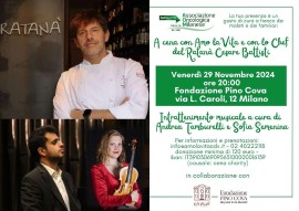 NATALE di solidarietà a Milano: Cena benefica d’autore per AMOlaVITA OdV