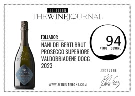 Eros Teboni premia Follador Prosecco dal 1769 tra i migliori vini del The Wine Journal