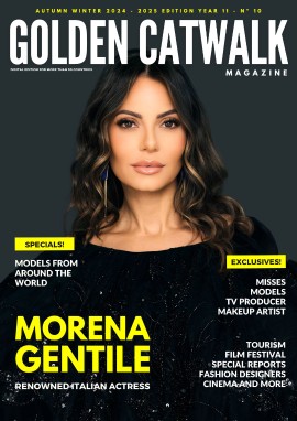 L'attrice Morena Gentile è la copertina della prestigiosa Golden Catwalk Magazine edizione invernale 2025