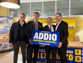 RYANAIR annuncia il secondo aeromobile basato per la Regione Abruzzo estate 2025 con operativo da record dopo l'intervento del Presidente Marsilio che ha abolito l'Addizionale Municipale