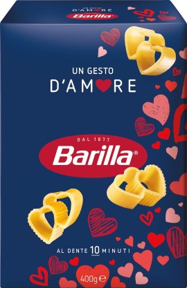 In occasione di San Valentino disponibile nei punti vendita aderenti un formato speciale Barilla: un gesto d’amore che parla al cuore attraverso la cucina