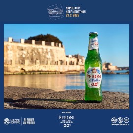 Napoli City Half Marathon e Peroni Nastro Azzurro 0.0%, la qualità del vero gusto italiano