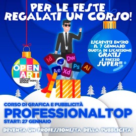 ProfessionalTop: Il Corso Completo di Grafica e Pubblicità in Partenza il 27 Gennaio