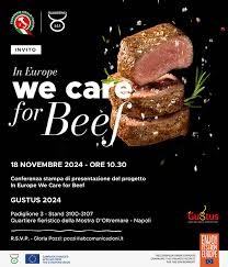 Il progetto In Europe We Care for Beef presente a Gustus 2024: appuntamento a Napoli fino al 19 novembre