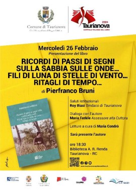 Taurianova Capitale del Libro: Pierfranco Bruni racconta cinquant’anni di poesia tra memoria e riscrittura