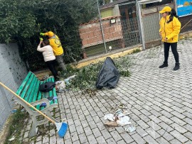 Primo intervento di mantenimento nell'area di Torrevecchia