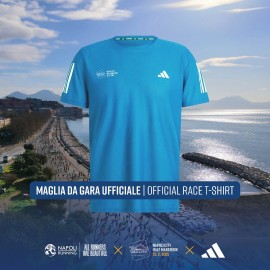 Adidas firma la t-shirt tecnica della Napoli City Half Marathon di domenica 23 febbraio