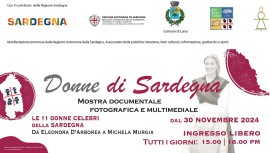 DONNE DI SARDEGNA. Al via la retrospettiva dedicata al contributo femminile nella storia dell’isola