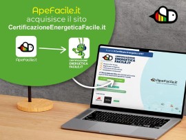 ApeFacile.it acquisisce CertificazioneEnergeticaFacile.it