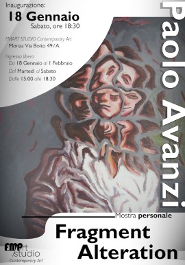 Mostra personale di Paolo Avanzi alla FMART STUDIO Contemporary Art di Monza