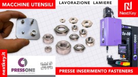 Presse per insertatura lamiere e fissaggio fasteners