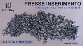 Utilizzi degli autoaggancianti e inserti filettati