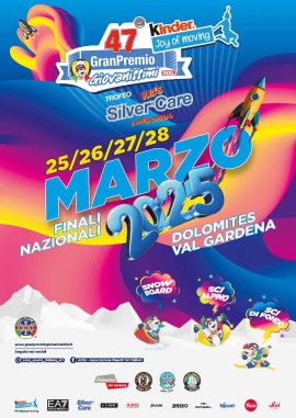 In Val Gardena attesi 2.450 giovani sciatori per le finali del 47° GranPremio Giovanissimi Kinder Joy of Moving – Trofeo Silver®Care