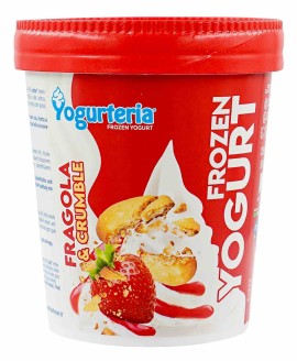 La Pausa Golosa e Leggera di Yogurteria® Frozen Yogurt: I Frozen Yogurt “Crema al Cacao con Crumble” e “Fragola e Crumble”!