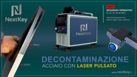 Decontaminazione acciaio inox con i pulitori laser portatili