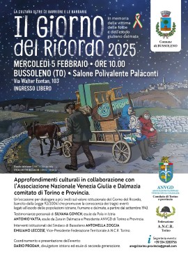 Il Giorno del Ricordo 2025 a Bussoleno