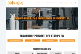 3DBooster: il nuovo negozio online specializzato in prodotti per la stampa 3D, made in Italy e made in Europe