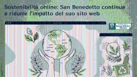 SAN BENEDETTO continua a ridurre l’impatto ambientale del proprio sito web 