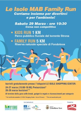 Le Isole MAB Family Run, al via la prima edizione, sport, natura e sostenibilità per tutta la famiglia