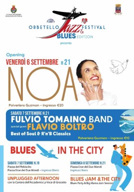 La voce e l’eleganza di Noa aprono la VII edizione dell’Orbetello Jazz Festival