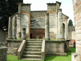 Tempio di Iside, scavi archeologici di Pompei