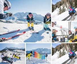 L’inverno sulle Dolomiti della Val d’Ega è ancora più grande per i più piccoli