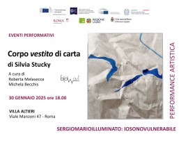 CORPO vestito DI CARTA - Performance di Silvia Stucky