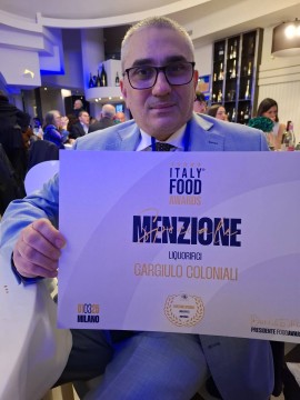 Italy Food Awards: a Gargiulo Coloniali di Eboli Menzione Speciale per Amaro Don Carlo