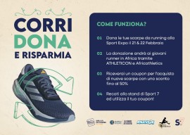 «Corri, dona e risparmia», con Athleticon, Africathletics e Sport7, Napoli City Half Marathon ricicla scarpe. Vincono solidarietà e ambiente