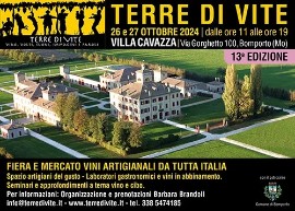 Terre di Vite: seicento vini artigianali da assaggiare a Bomporto (MO) nella storica Villa Cavazza - Corte della Quadra