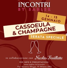 Tradizione e raffinatezza: due serate dedicate a cassoeula e champagne da Sadler Incontri