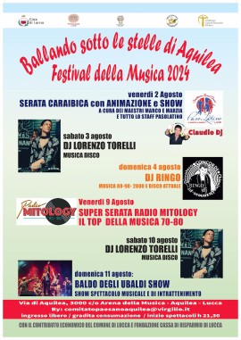 Festival della Musica - Ballando sotto le stelle di Aquilea 2-3-4-9-10-11 agosto 2024