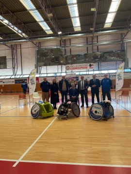 Rugby Paralimpico: donate alla Nazionale 12 carrozzine grazie a Fispes, P&G e Pam Panorama