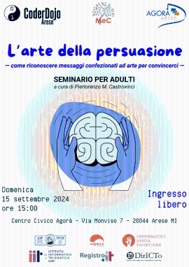 “L’arte della persuasione” ad Arese, 15/09/2024