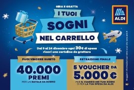 ALDI mette i sogni nel carrello degli italiani con il nuovo Concorso di Natale