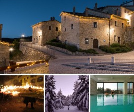 L’incanto dell’inverno è a Borgotufi, oasi di charme nel cuore dell’Appennino 