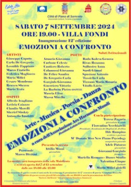 Ancora “EMOZIONI a CONFRONTO” 12° edizione