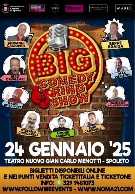 Il Big Comedy Ring Show arriva a Spoleto...